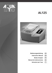 Aqualytic AL125 Manual De Instrucciones