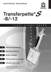 BRAND Transferpette S-12 Instrucciones De Manejo