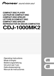 Pioneer CDJ-1000MK2 Manual De Instrucciones