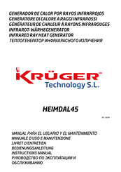 Krüger Technology HEIMDAL45 Manual Para El Usuario Y El Mantenimiento