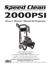 Briggs & Stratton SpeedClean 2000 PSI Manual Del Propietário