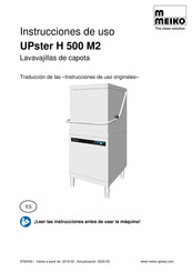 Meiko UPster H 500 M2 Instrucciones De Uso