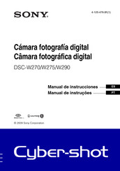 Sony DSC-W275 Manual De Instrucciones