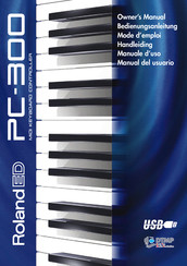 Roland PC-300 Manual Del Usuario