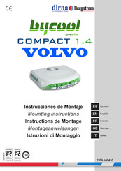 dirna Bergstrom bycool green line COMPACT 1.4 SCANIA Instrucciones De Montaje