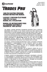 AllTrade TRADES PRO 830271 Manual De Instrucciones