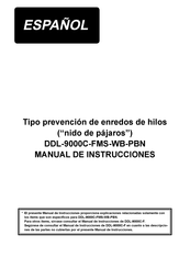 JUKI DDL-9000C-FMS-WB-PBN Manual De Instrucciones