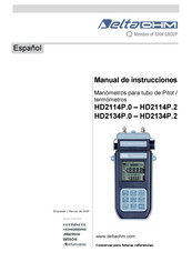 GHM Delta OHM HD2134P.0 Manual De Instrucciones