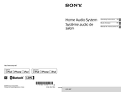 Sony GTK-XB7 Manual De Instrucciones