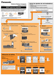 Panasonic SC-HC58 Instrucciones De Funcionamiento