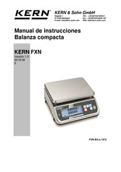 KERN FXN 30K-2M Manual De Instrucciones