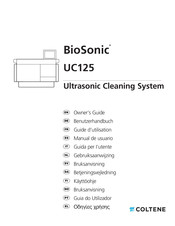 Coltene BioSonic UC125 Manual De Usuario