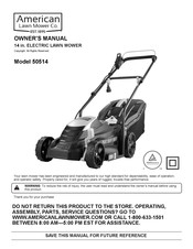 American Lawn Mower Co. 50514 Manual Del Operario