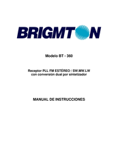 Brigmton BT-360 Manual De Instrucciones