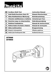 Makita DTM40 Manual De Instrucciones