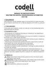 codell electronics CO-7146 Manual De Instrucciones