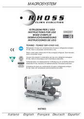 RHOSS H57603 Instrucciones De Uso