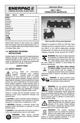 Enerpac AM-2 Manual De Instrucciones