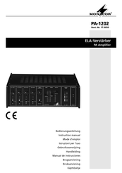 Monacor PA-1202 Manual De Instrucciones