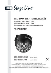 IMG STAGELINE LED-300DX/WS Manual De Instrucciones