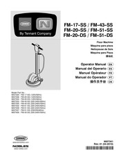 Tennant FM-43-SS Manual Del Operario