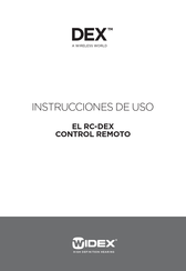 Widex RC-DEX Instrucciones De Uso