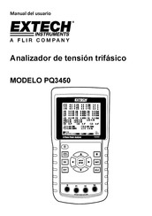 Extech Instruments PQ3450 Manual Del Usuario