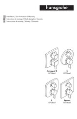 Hansgrohe Square 15714 1 Serie Instrucciones De Montaje