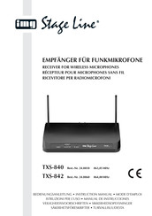 IMG STAGELINE TXS-840 Manual De Instrucciones