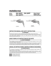 Metabo HPT DH 26PF Manual De Instrucciones E Instrucciones De Seguridad