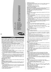 Invacare 7763 Manual Del Usuario