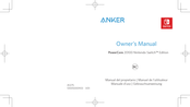 Anker PowerCore 20100 Nintendo Switch Manual Del Propietário