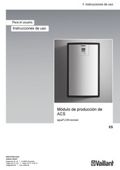 Vaillant aguaFLOW exclusiv VPM 30/35/2 W Instrucciones De Uso