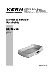 KERN MBE 20K10 Manual De Servicio