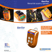 Crowcon Gas-Pro Manual Del Usuario Y Operador