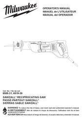 Milwaukee 6519-30 Manual Del Operador