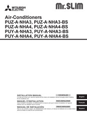 Mitsubishi Electric Mr.Slim PUY-A42NHA3-BS Manual De Instalación