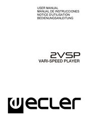 Ecler 2VSP Manual De Instrucciones