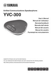 Yamaha YVC-300 Manual Del Usuario