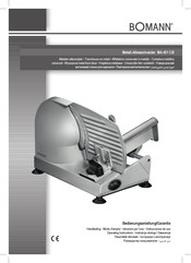 BOMANN MA 451 CB Instrucciones De Uso