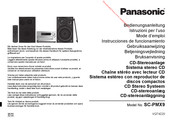 Panasonic SC-PMX9 Instrucciones De Funcionamiento