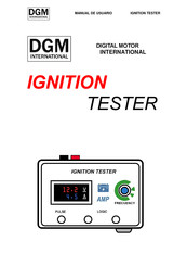 DGM IGNITION TESTER Manual De Usuario