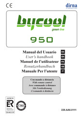 Dirna bycool 950 Manual Del Usuario