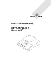 Mettler Toledo BD Instrucciones De Manejo