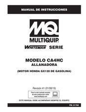 MULTIQUIP CA4HC Manual De Instrucciones