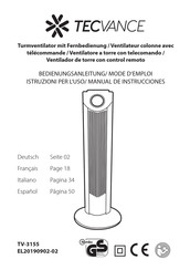 TECVANCE TV-3155 Manual De Instrucciones