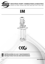 Debem IM Serie Instrucciones De Uso Y Mantenimiento