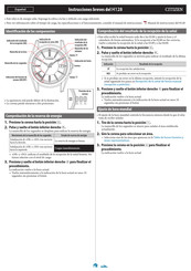 Citizen H128 Instrucciones Breves