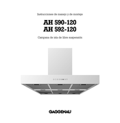 Gaggenau AH 592-120 Instrucciones De Manejo Y De Montaje