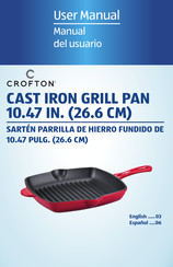 Crofton CAST IRON GRILL PAN Manual Del Usuario